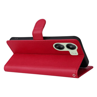 KT Leather Series-2 for Xiaomi Redmi 13C 4G / Poco C65 4G Case Solid Color Flip Stand Cellphone Cover