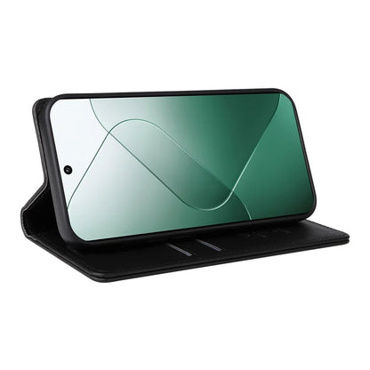 YIKATU YK-001 for Xiaomi 14 Case Anti-drop PU Leather Wallet Phone Cover