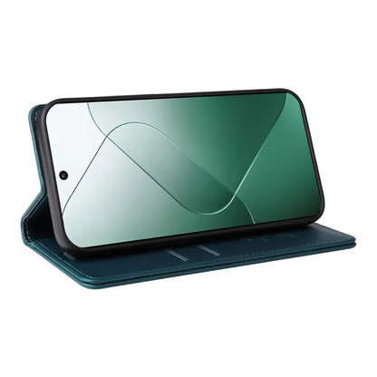 YIKATU YK-001 for Xiaomi 14 Case Anti-drop PU Leather Wallet Phone Cover
