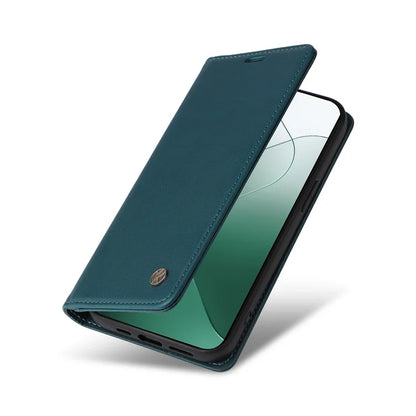 YIKATU YK-001 for Xiaomi 14 Case Anti-drop PU Leather Wallet Phone Cover