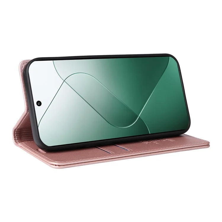 YIKATU YK-001 for Xiaomi 14 Case Anti-drop PU Leather Wallet Phone Cover