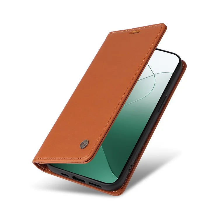YIKATU YK-001 for Xiaomi 14 Case Anti-drop PU Leather Wallet Phone Cover