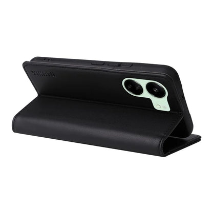 YIKATU YK-001 For Xiaomi Redmi 13C 4G / Poco C65 4G Case Anti-scratch Leather Flip Stand Phone Cover