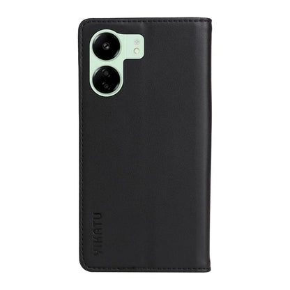 YIKATU YK-001 For Xiaomi Redmi 13C 4G / Poco C65 4G Case Anti-scratch Leather Flip Stand Phone Cover