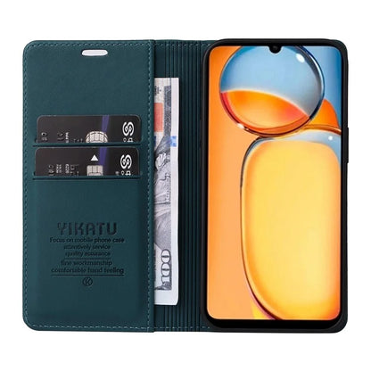 YIKATU YK-001 For Xiaomi Redmi 13C 4G / Poco C65 4G Case Anti-scratch Leather Flip Stand Phone Cover