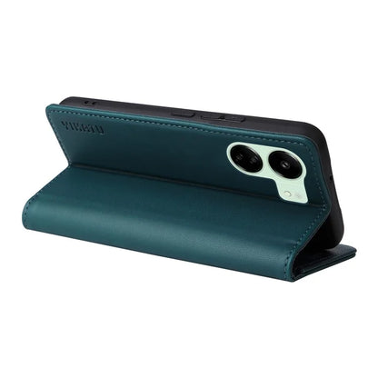 YIKATU YK-001 For Xiaomi Redmi 13C 4G / Poco C65 4G Case Anti-scratch Leather Flip Stand Phone Cover