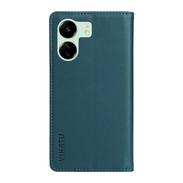 YIKATU YK-001 For Xiaomi Redmi 13C 4G / Poco C65 4G Case Anti-scratch Leather Flip Stand Phone Cover