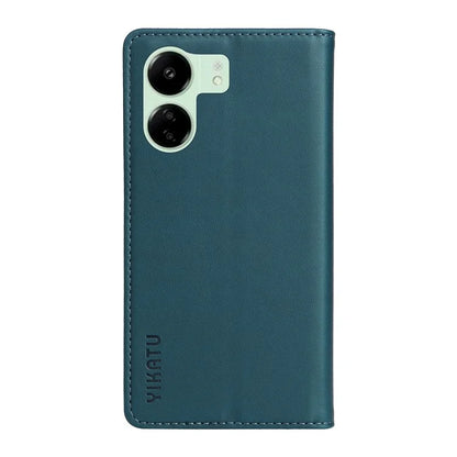 YIKATU YK-001 For Xiaomi Redmi 13C 4G / Poco C65 4G Case Anti-scratch Leather Flip Stand Phone Cover
