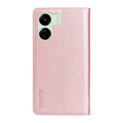 YIKATU YK-001 For Xiaomi Redmi 13C 4G / Poco C65 4G Case Anti-scratch Leather Flip Stand Phone Cover