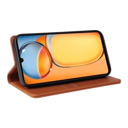 YIKATU YK-001 For Xiaomi Redmi 13C 4G / Poco C65 4G Case Anti-scratch Leather Flip Stand Phone Cover