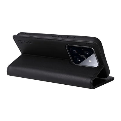 YIKATU YK-001 For Xiaomi 14 Pro Case Leather Phone Cover with Wallet and Card Slot