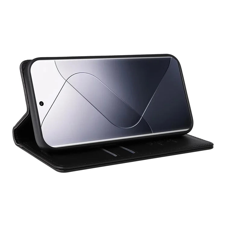 YIKATU YK-001 For Xiaomi 14 Pro Case Leather Phone Cover with Wallet and Card Slot