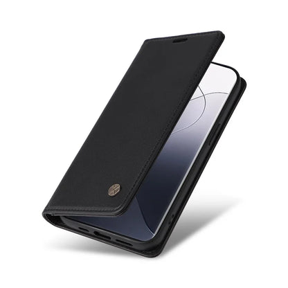YIKATU YK-001 For Xiaomi 14 Pro Case Leather Phone Cover with Wallet and Card Slot