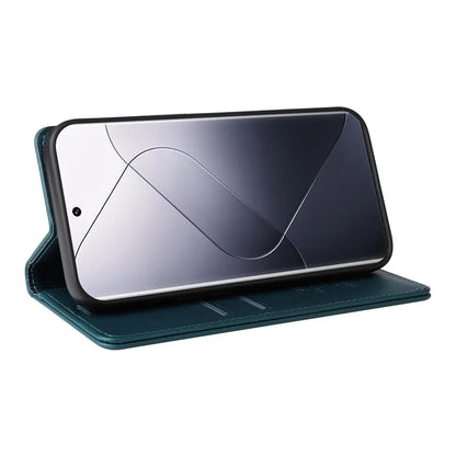 YIKATU YK-001 For Xiaomi 14 Pro Case Leather Phone Cover with Wallet and Card Slot