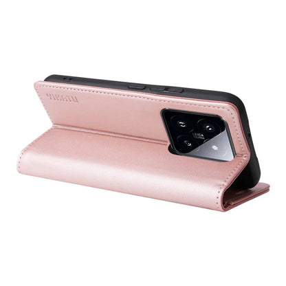 YIKATU YK-001 For Xiaomi 14 Pro Case Leather Phone Cover with Wallet and Card Slot