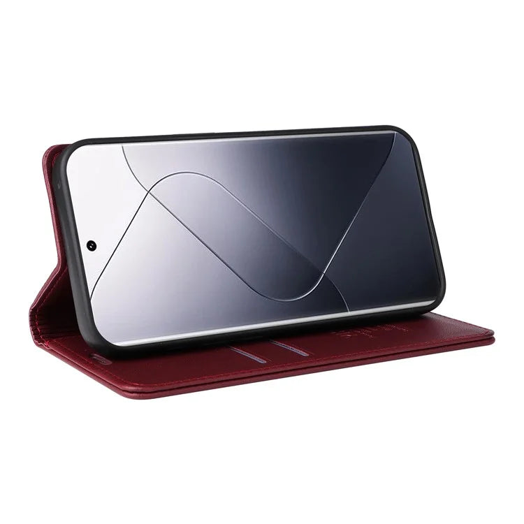 YIKATU YK-001 For Xiaomi 14 Pro Case Leather Phone Cover with Wallet and Card Slot