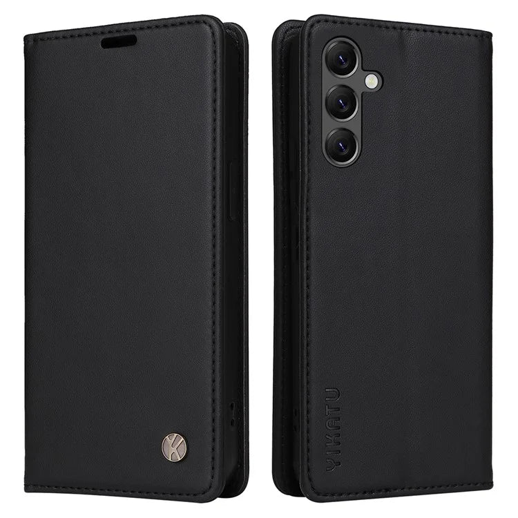 YIKATU YK-001 For Samsung Galaxy A25 5G (Global) (161.0 x 76.5 x 8.3mm) Case Magnetic Auto Closing Stand Cell Phone Cover