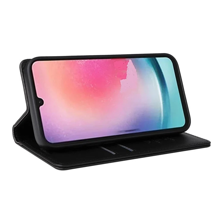 YIKATU YK-001 For Samsung Galaxy A25 5G (Global) (161.0 x 76.5 x 8.3mm) Case Magnetic Auto Closing Stand Cell Phone Cover