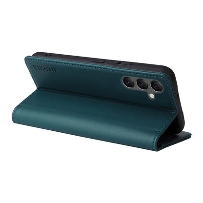 YIKATU YK-001 For Samsung Galaxy A25 5G (Global) (161.0 x 76.5 x 8.3mm) Case Magnetic Auto Closing Stand Cell Phone Cover