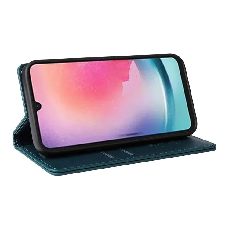YIKATU YK-001 For Samsung Galaxy A25 5G (Global) (161.0 x 76.5 x 8.3mm) Case Magnetic Auto Closing Stand Cell Phone Cover