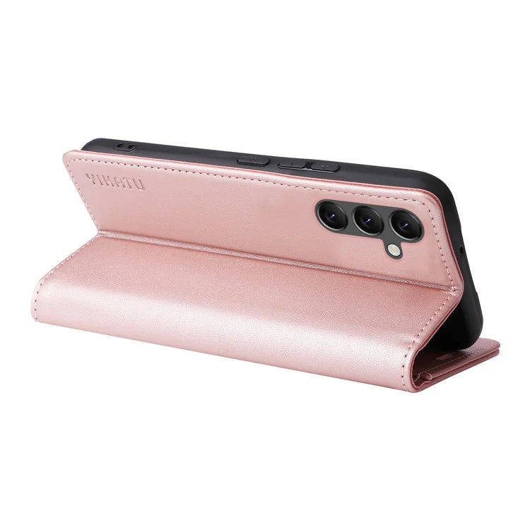YIKATU YK-001 For Samsung Galaxy A25 5G (Global) (161.0 x 76.5 x 8.3mm) Case Magnetic Auto Closing Stand Cell Phone Cover