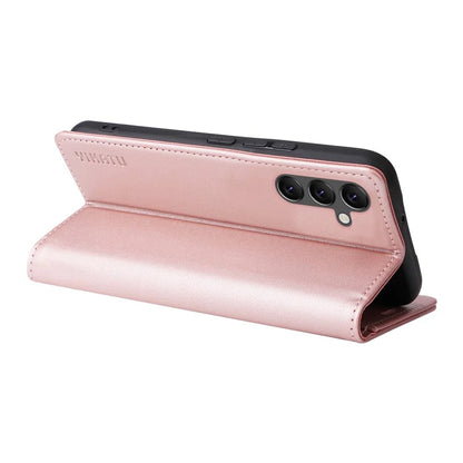 YIKATU YK-001 For Samsung Galaxy A25 5G (Global) (161.0 x 76.5 x 8.3mm) Case Magnetic Auto Closing Stand Cell Phone Cover