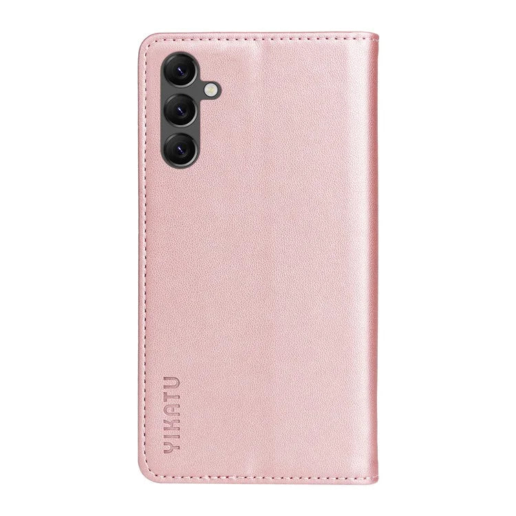 YIKATU YK-001 For Samsung Galaxy A25 5G (Global) (161.0 x 76.5 x 8.3mm) Case Magnetic Auto Closing Stand Cell Phone Cover