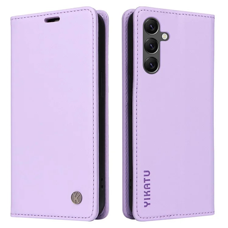 YIKATU YK-001 For Samsung Galaxy A25 5G (Global) (161.0 x 76.5 x 8.3mm) Case Magnetic Auto Closing Stand Cell Phone Cover