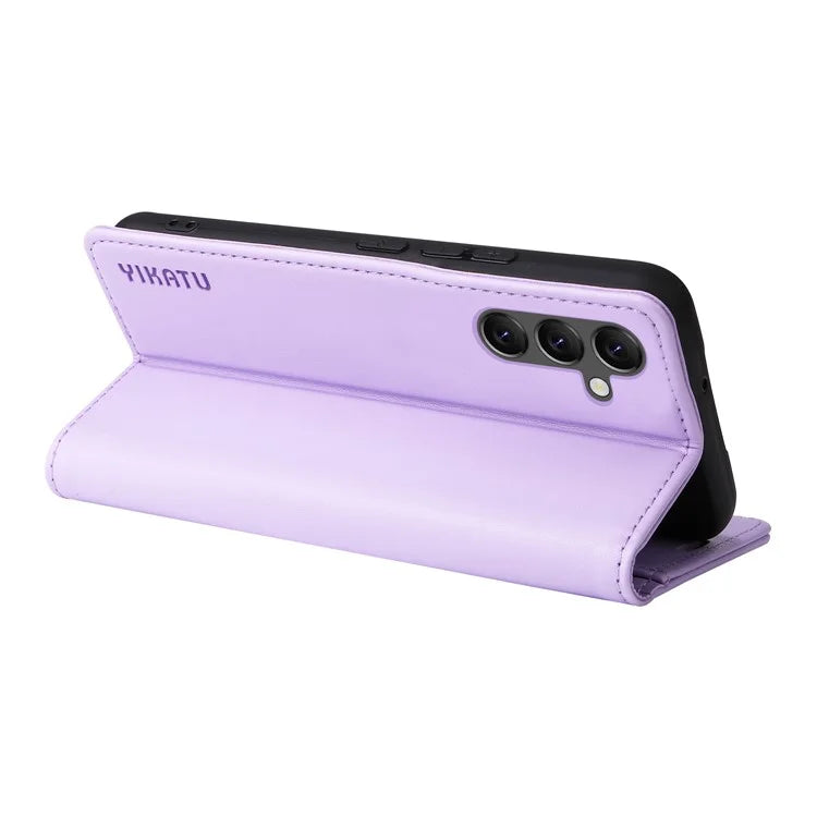 YIKATU YK-001 For Samsung Galaxy A25 5G (Global) (161.0 x 76.5 x 8.3mm) Case Magnetic Auto Closing Stand Cell Phone Cover