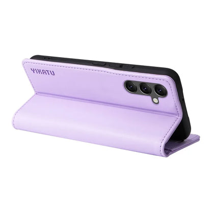YIKATU YK-001 For Samsung Galaxy A25 5G (Global) (161.0 x 76.5 x 8.3mm) Case Magnetic Auto Closing Stand Cell Phone Cover