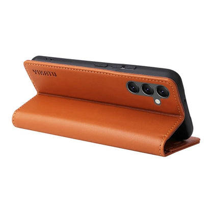 YIKATU YK-001 For Samsung Galaxy A25 5G (Global) (161.0 x 76.5 x 8.3mm) Case Magnetic Auto Closing Stand Cell Phone Cover