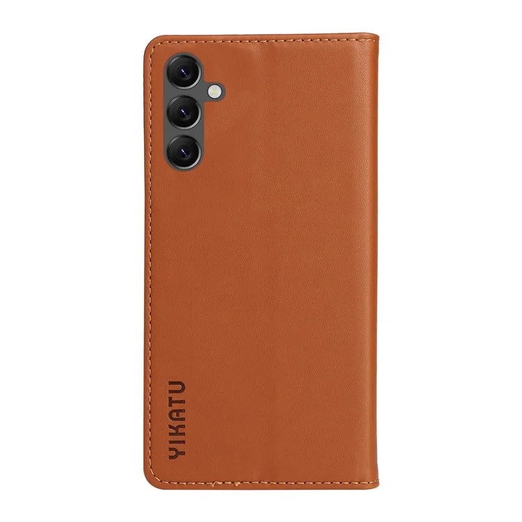 YIKATU YK-001 For Samsung Galaxy A25 5G (Global) (161.0 x 76.5 x 8.3mm) Case Magnetic Auto Closing Stand Cell Phone Cover