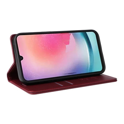 YIKATU YK-001 For Samsung Galaxy A25 5G (Global) (161.0 x 76.5 x 8.3mm) Case Magnetic Auto Closing Stand Cell Phone Cover