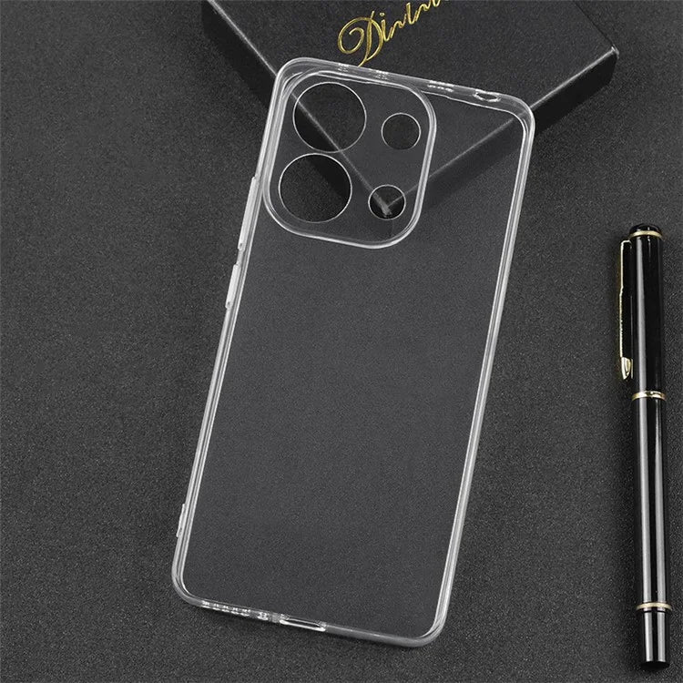 For Xiaomi Redmi Note 13 4G TPU Phone Case Precise Cutout Camera Protection Clear Cover