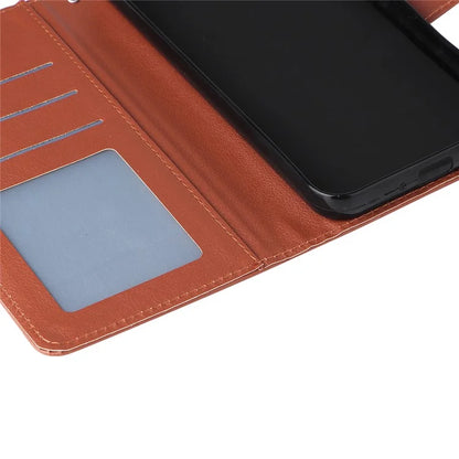 For Samsung Galaxy S24+ Leather Case Wallet Magnetic Clasp Phone Cover
