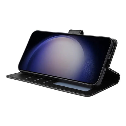 For Samsung Galaxy S24+ Leather Case Wallet Magnetic Clasp Phone Cover