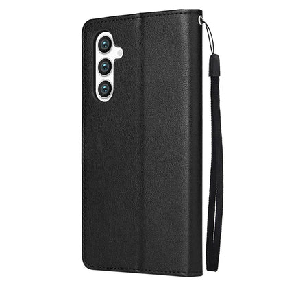 For Samsung Galaxy S24+ Leather Case Wallet Magnetic Clasp Phone Cover