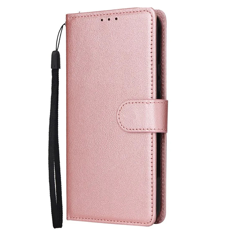 For Samsung Galaxy S24+ Leather Case Wallet Magnetic Clasp Phone Cover