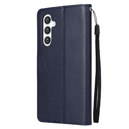 For Samsung Galaxy S24+ Leather Case Wallet Magnetic Clasp Phone Cover