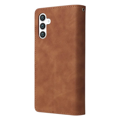 For Samsung Galaxy S24 Case PU Leather Wallet Cover with Multiple Card Slots