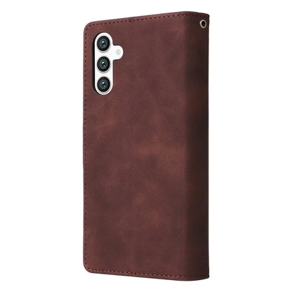 For Samsung Galaxy S24 Case PU Leather Wallet Cover with Multiple Card Slots