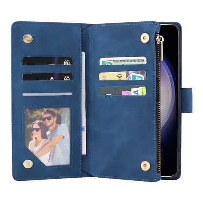 For Samsung Galaxy S24 Case PU Leather Wallet Cover with Multiple Card Slots