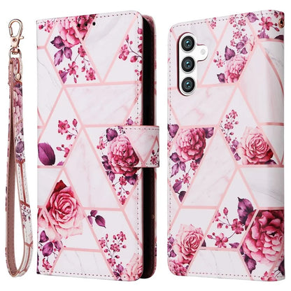For Samsung Galaxy S24+ Case Pattern Printing Wallet Leather Phone Cover