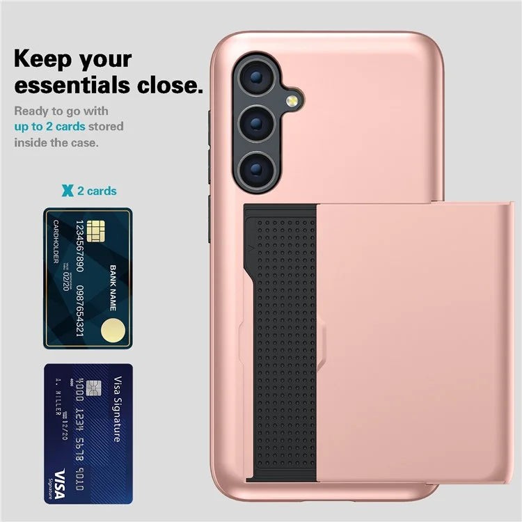 For Samsung Galaxy S24 Phone Case TPU+PC Dual Layer Protective Cover