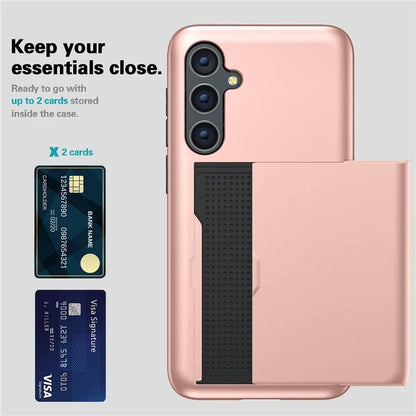 For Samsung Galaxy S24 Phone Case TPU+PC Dual Layer Protective Cover