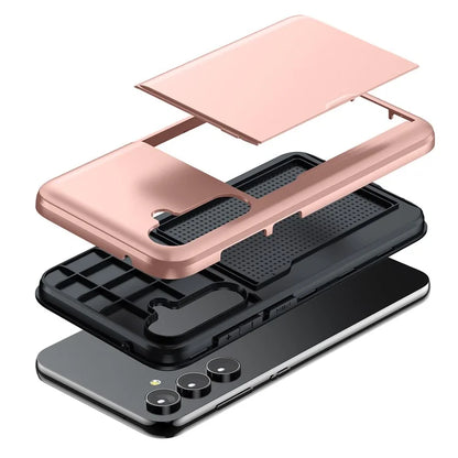 For Samsung Galaxy S24 Phone Case TPU+PC Dual Layer Protective Cover