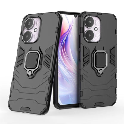 For Xiaomi Redmi 13C 4G / Poco C65 4G Case Anti-drop Ring Kickstand Smart Phone Cover