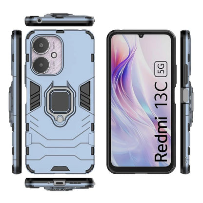 For Xiaomi Redmi 13C 4G / Poco C65 4G Case Anti-drop Ring Kickstand Smart Phone Cover