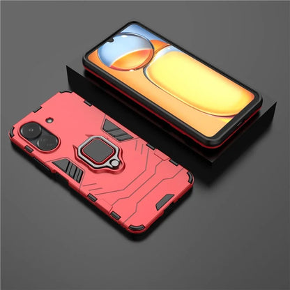 For Xiaomi Redmi 13C 4G / Poco C65 4G Case Anti-drop Ring Kickstand Smart Phone Cover
