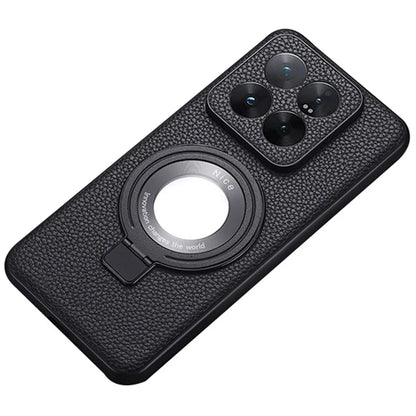 For Xiaomi 14 Case Magnetic Leather+TPU Phone Cover